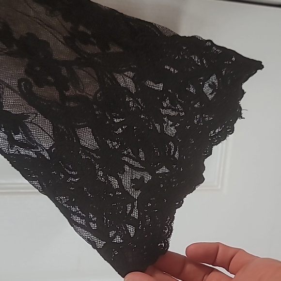 Sheer blk kimono - Picture 5 of 7